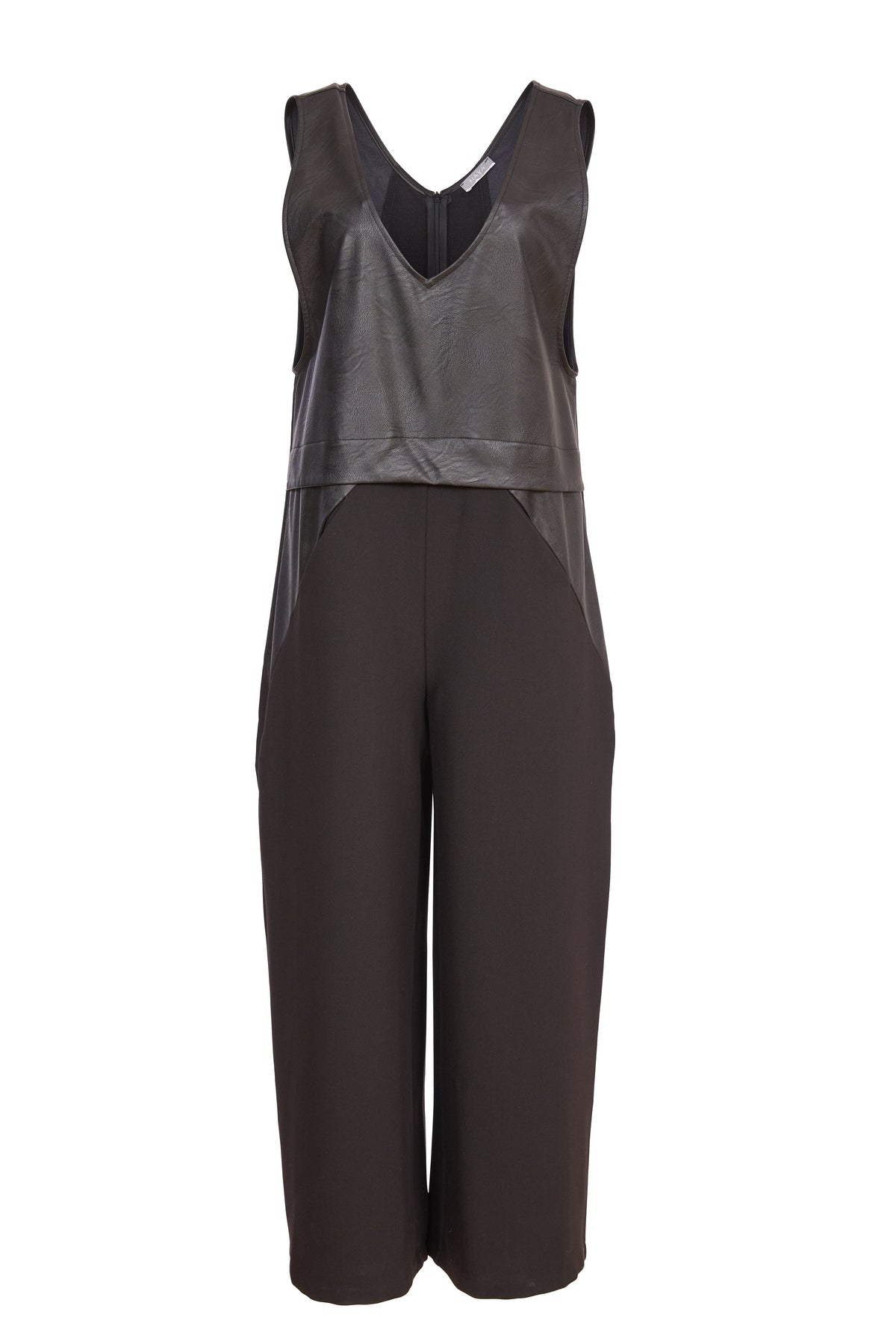 NAYA Pleather Jumpsuit