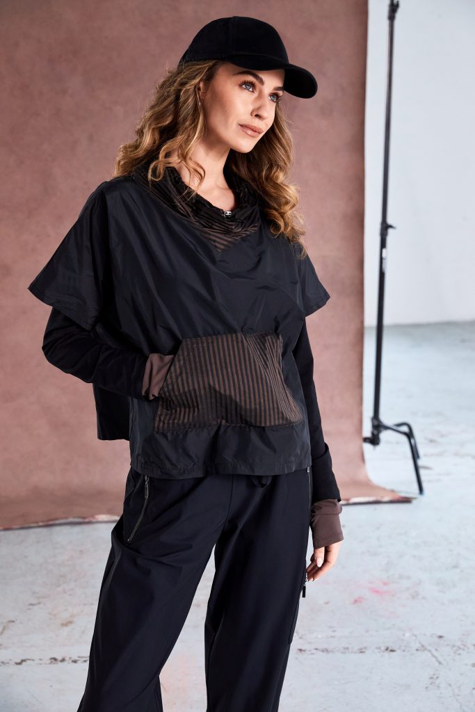 NAYA Striped Collar Top