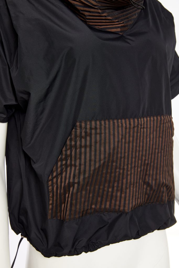 NAYA Striped Collar Top