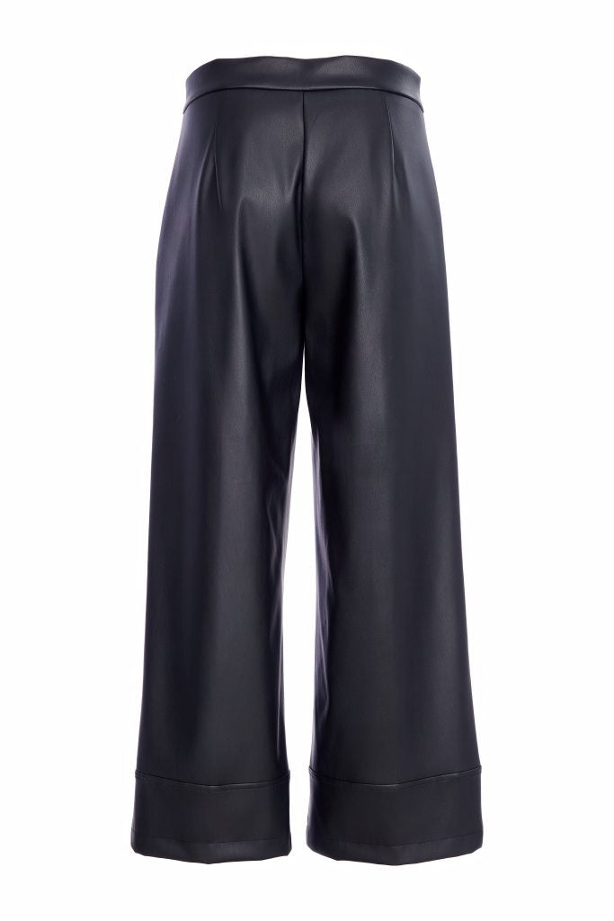 NAYA Wide Leg Pleather Culotte