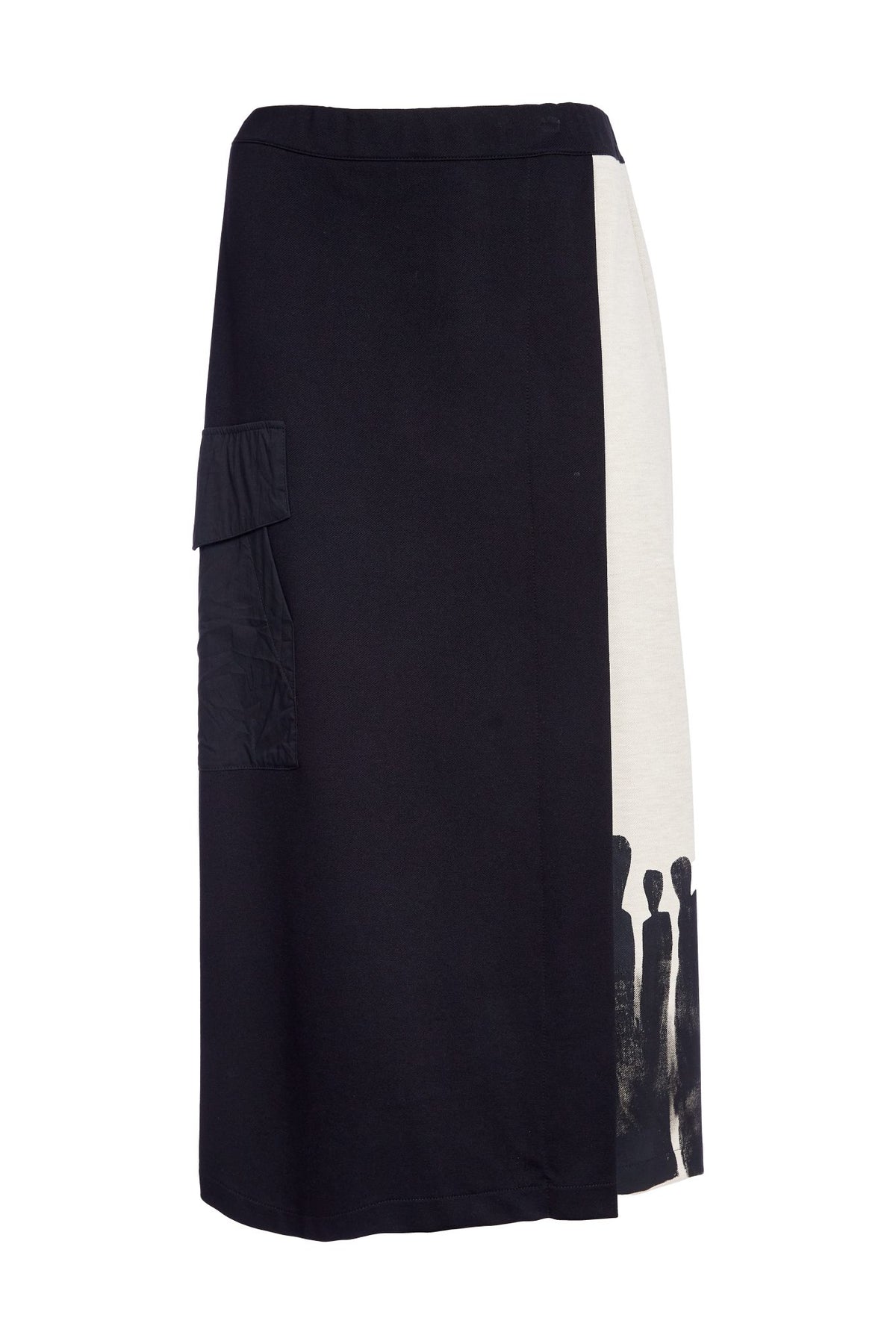 NAYA Stripe Panel Skirt