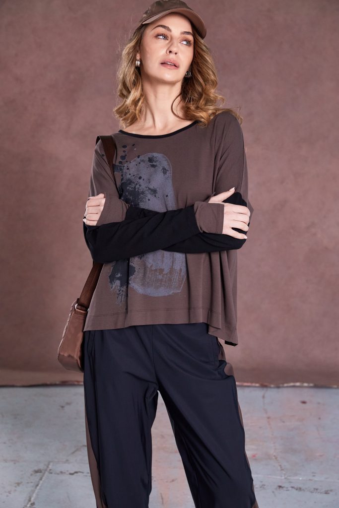 NAYA Splat Print Top