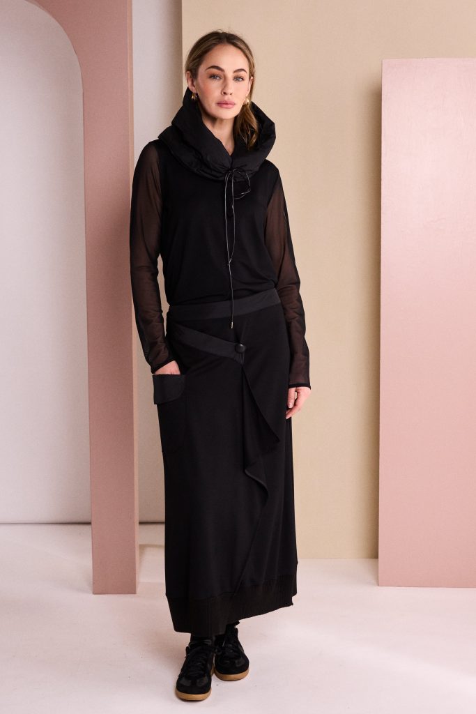 NAYA Mock Wrap Skirt