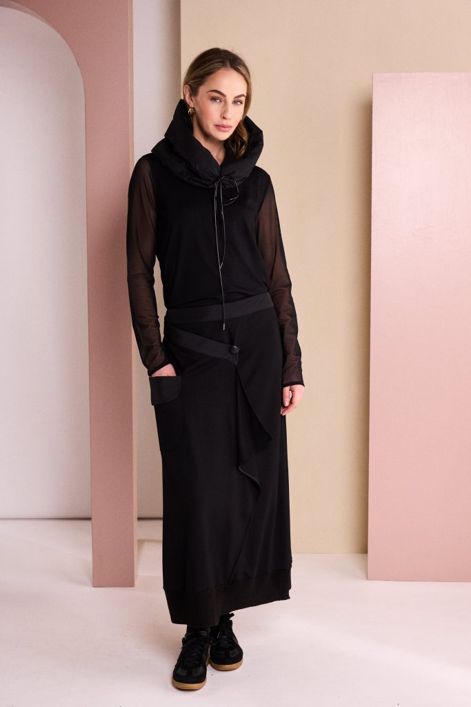 NAYA Mock Wrap Skirt