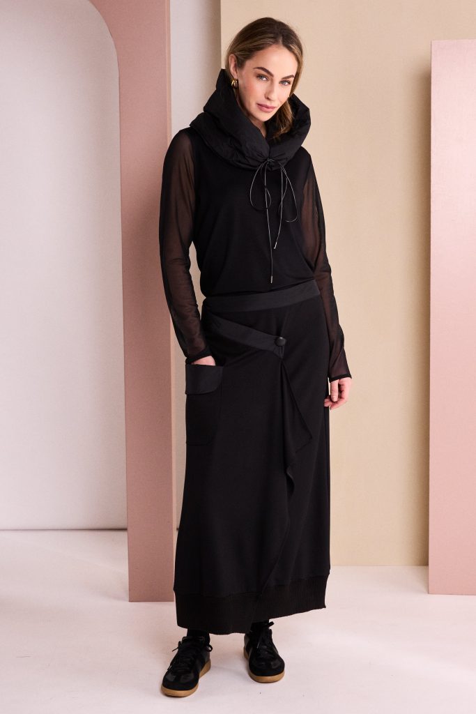 NAYA Mock Wrap Skirt