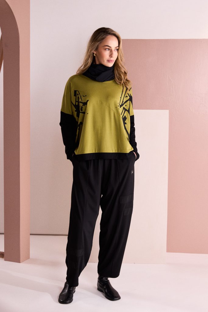 NAYA Print Jersey Top