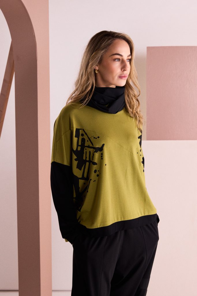 NAYA Print Jersey Top
