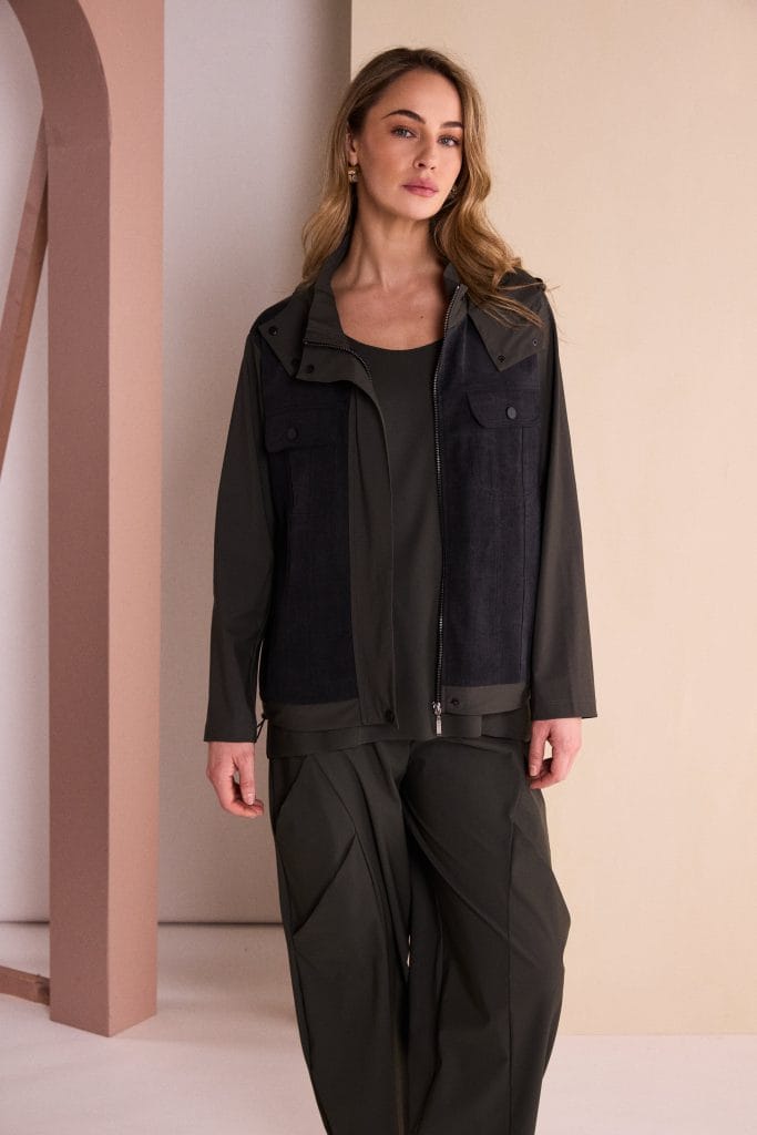 NAYA Side Pleat Tech Trouser