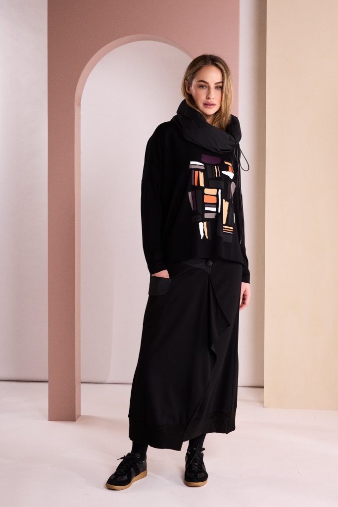 NAYA Mock Wrap Skirt