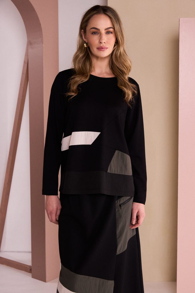 NAYA Sports Stripe Skirt