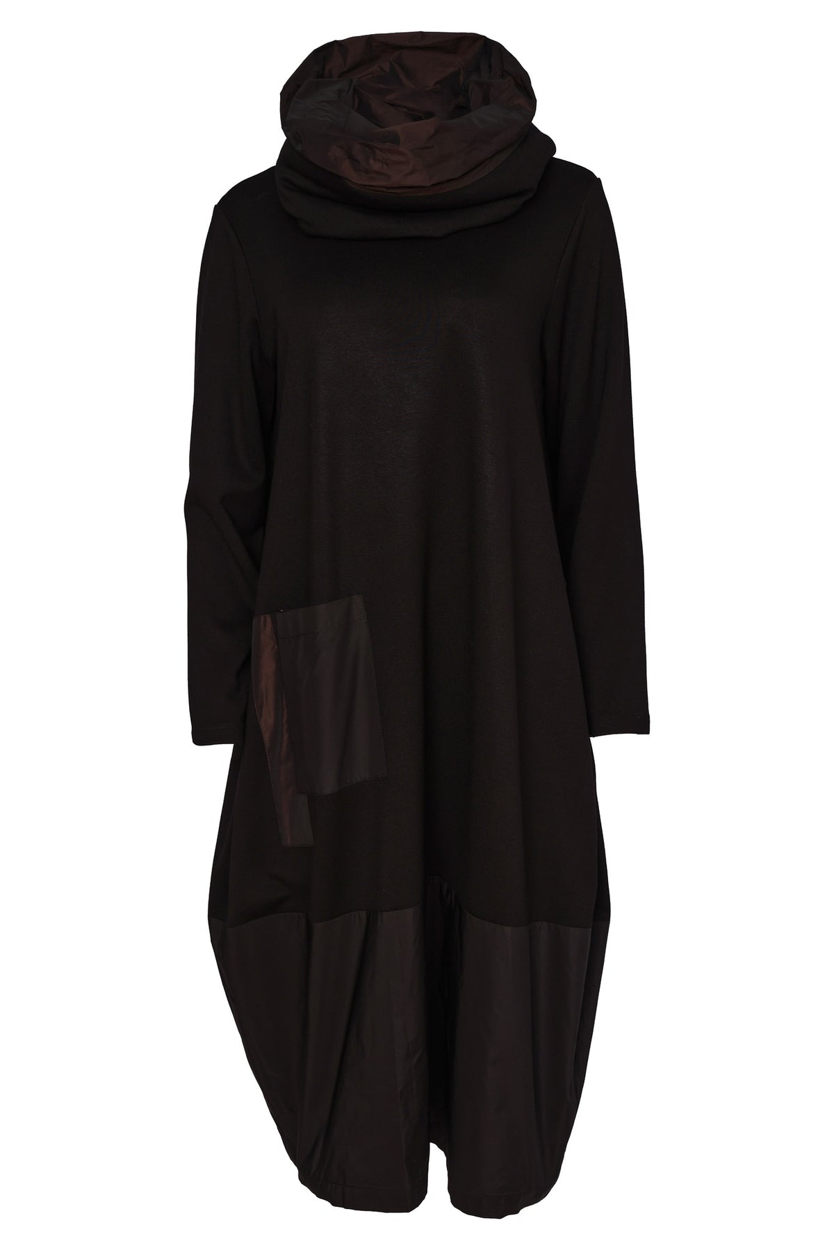NAYA Patch Dress With Snood