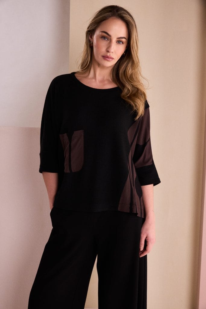NAYA Side Print Top
