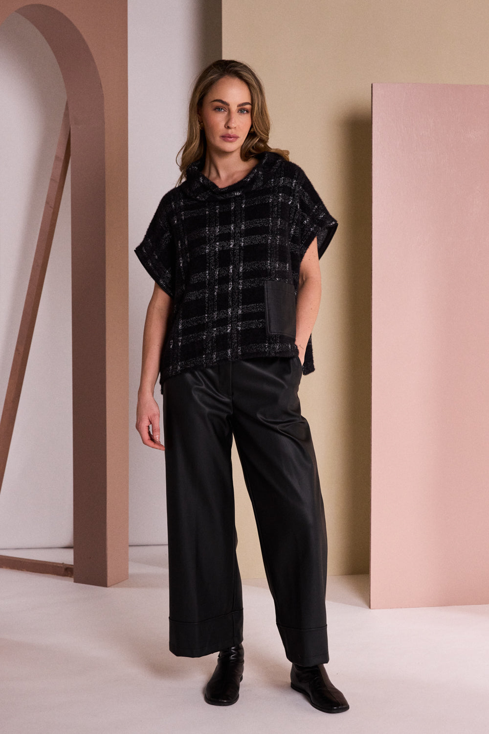 NAYA Zip Wool Top