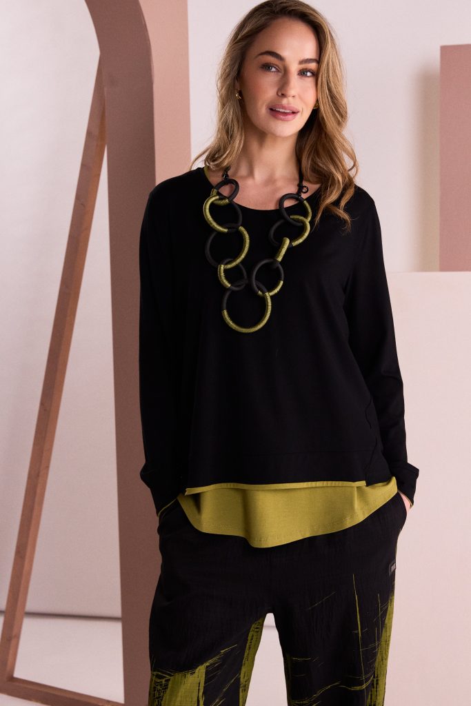 NAYA Scratch Print Trouser
