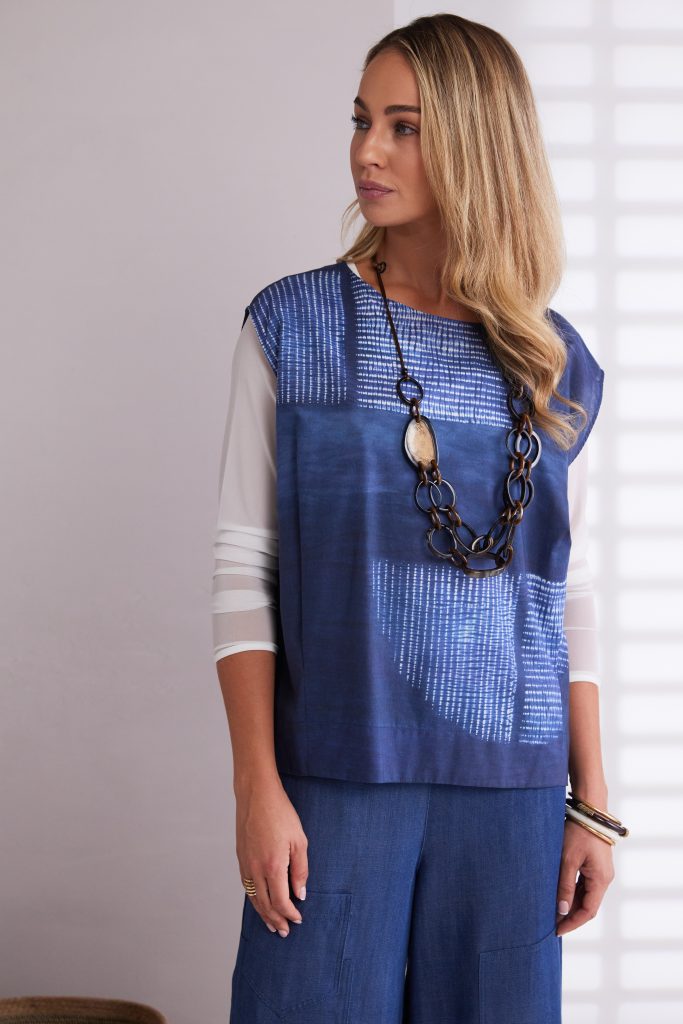 NAYA Print Cotton Top