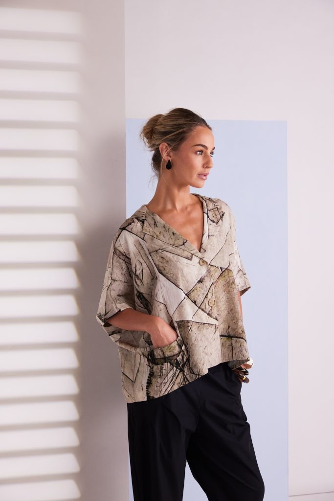 NAYA Pane Print Shirt