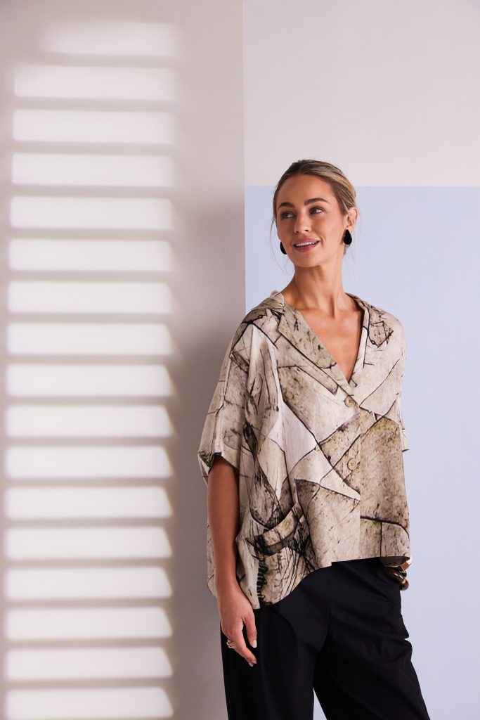 NAYA Pane Print Shirt