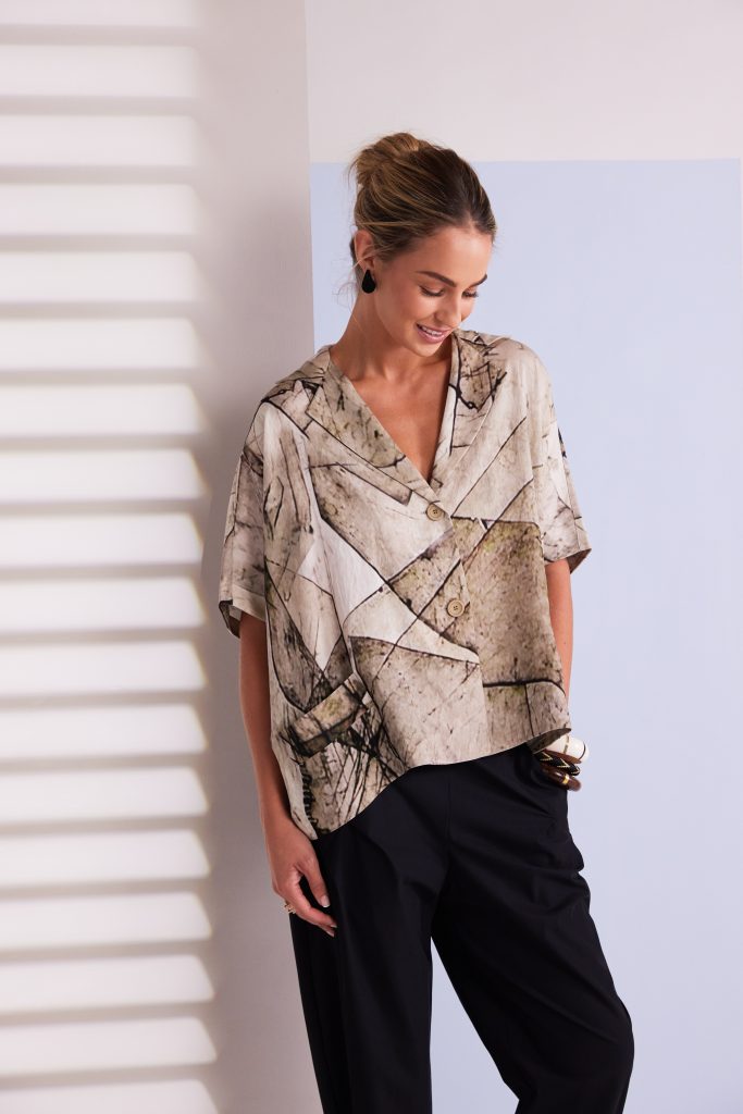 NAYA Pane Print Shirt