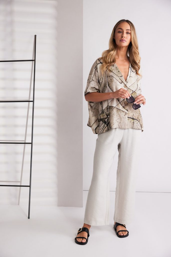 NAYA Pane Print Shirt