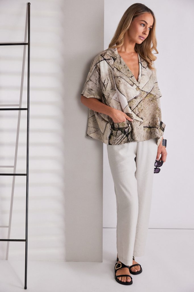 NAYA Pane Print Shirt