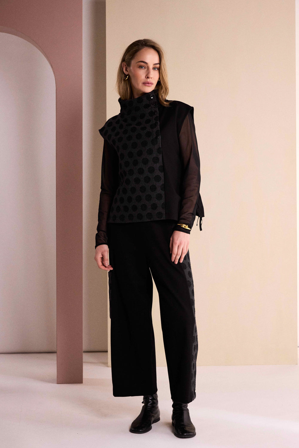 NAYA Textured Spot Trouser