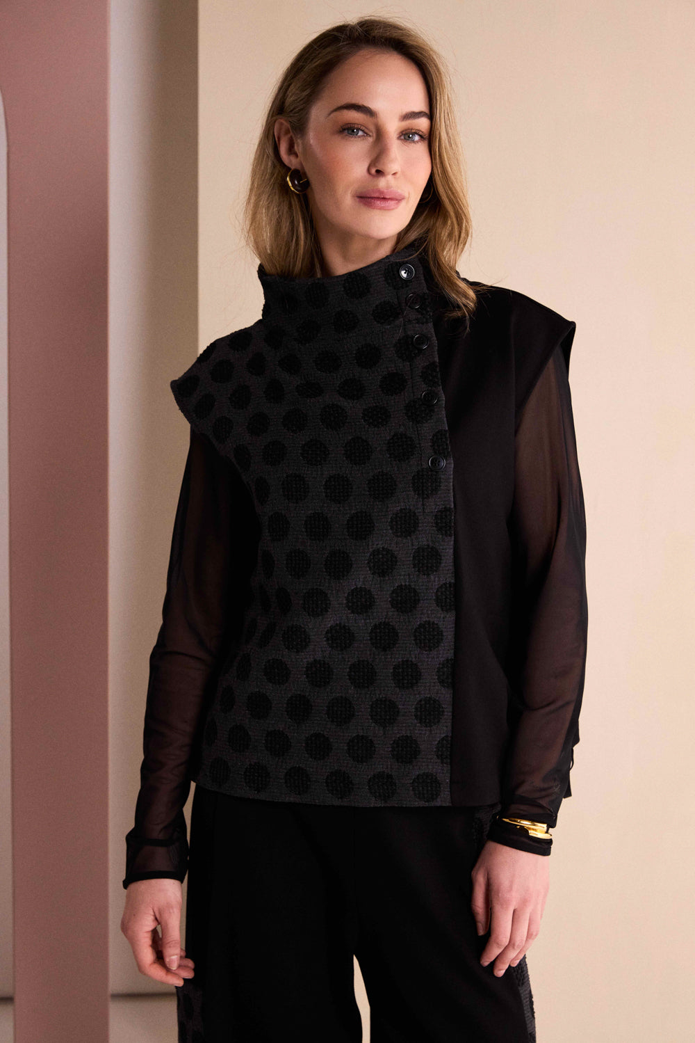 NAYA Textured Spot Top