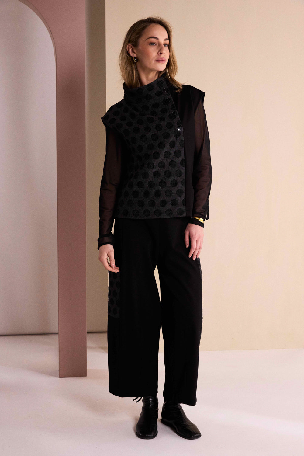 NAYA Textured Spot Top