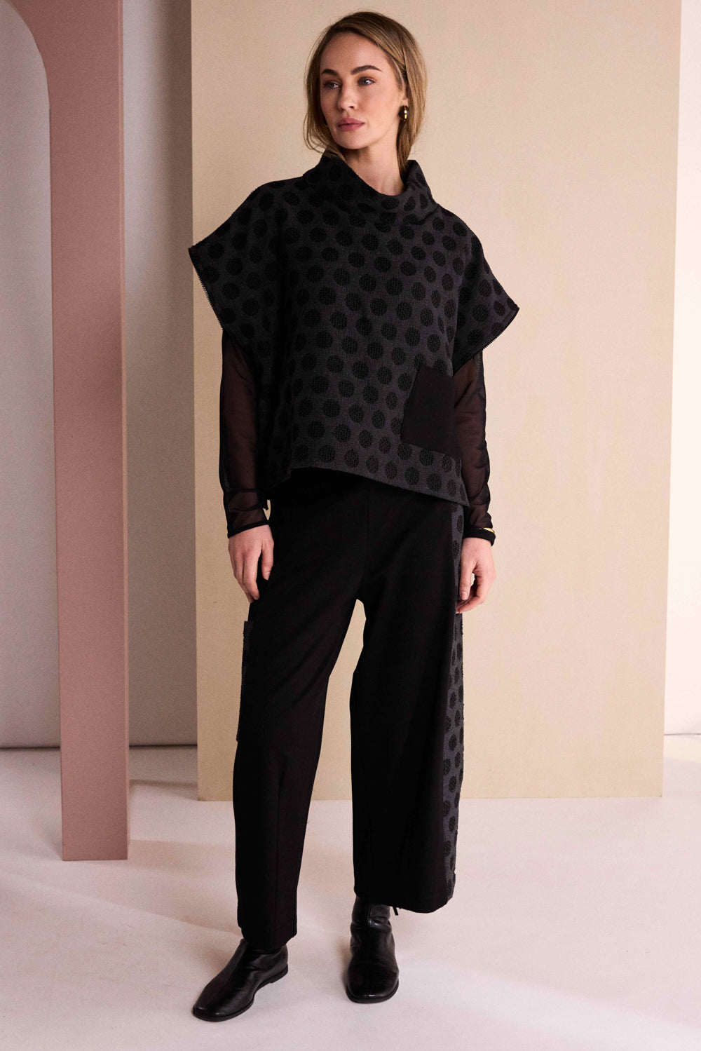 NAYA Textured Spot Trouser