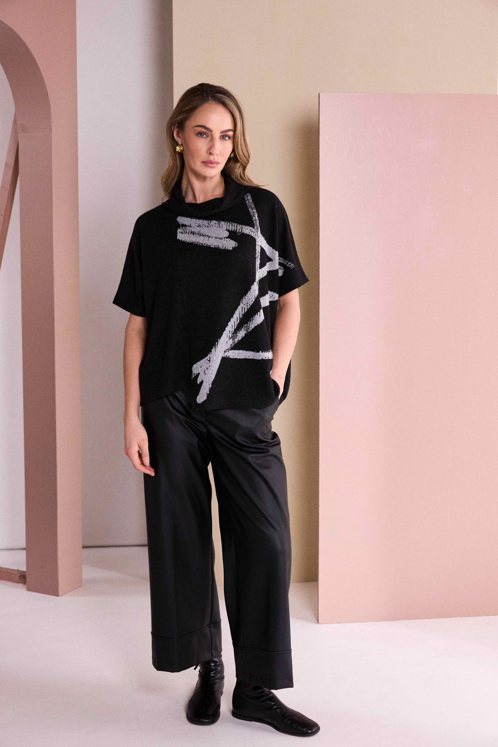 NAYA Pleather Trouser
