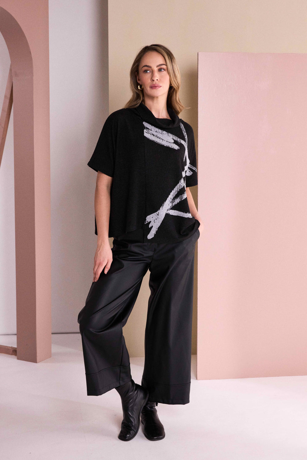 NAYA Pleather Trouser