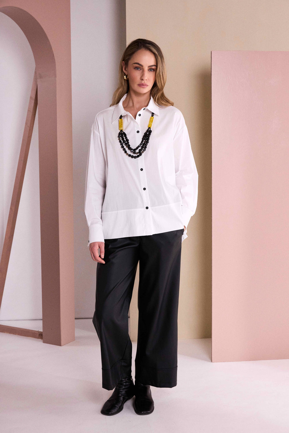NAYA Pleather Trouser