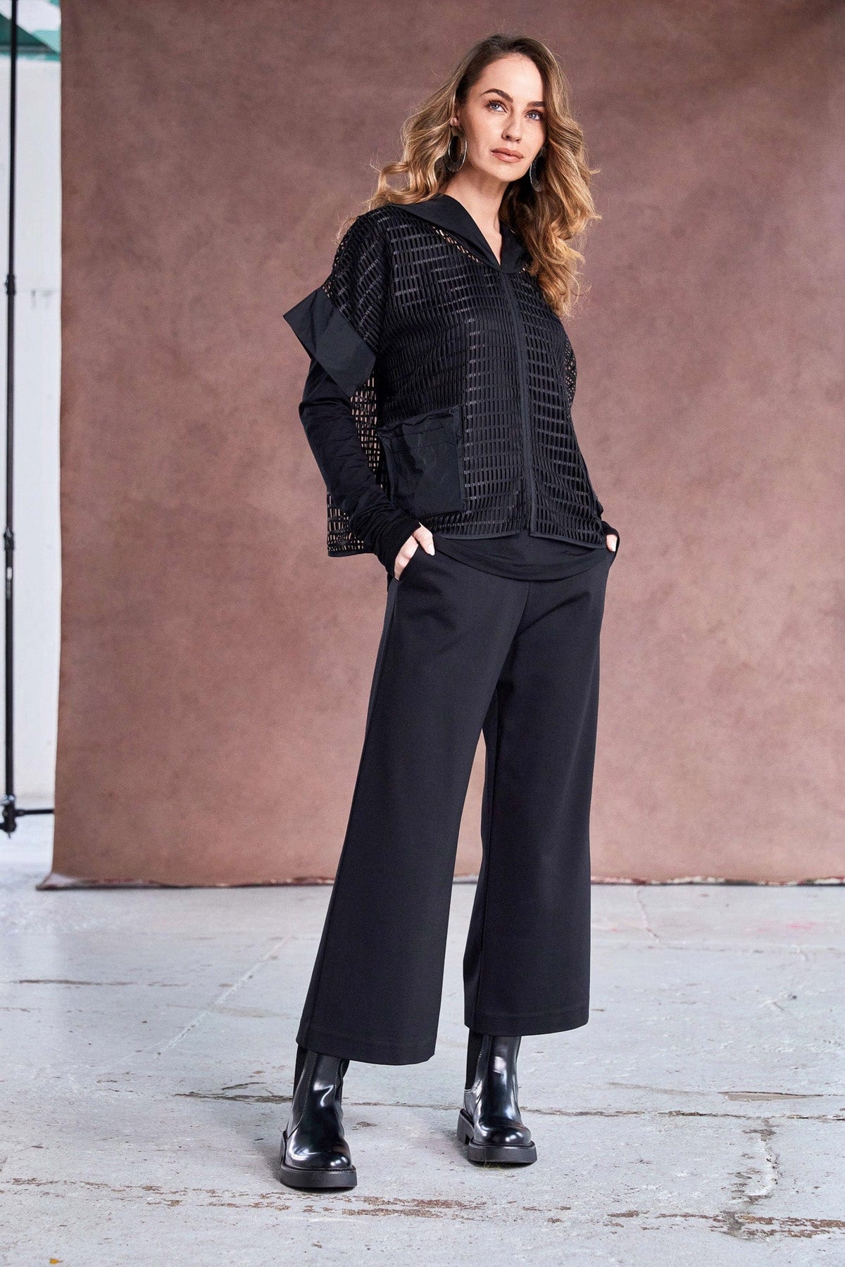 NAYA Square Mesh Top