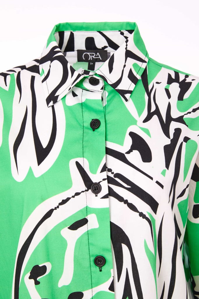 ORA Print Longline Shirt