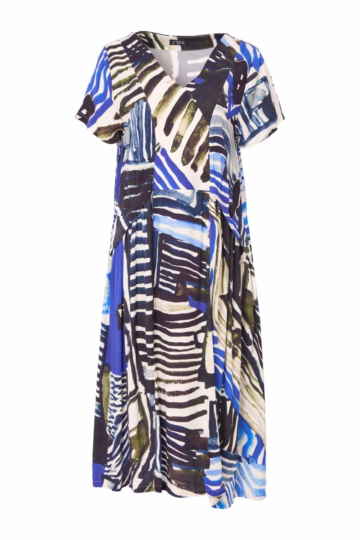 ORA Mixed Print Dress