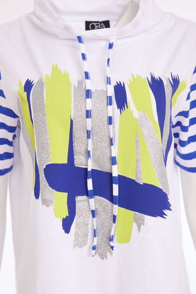 ORA Stripe Detail Top