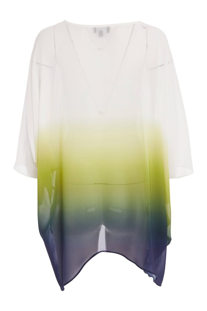 ORA Ombre Chiffon Top