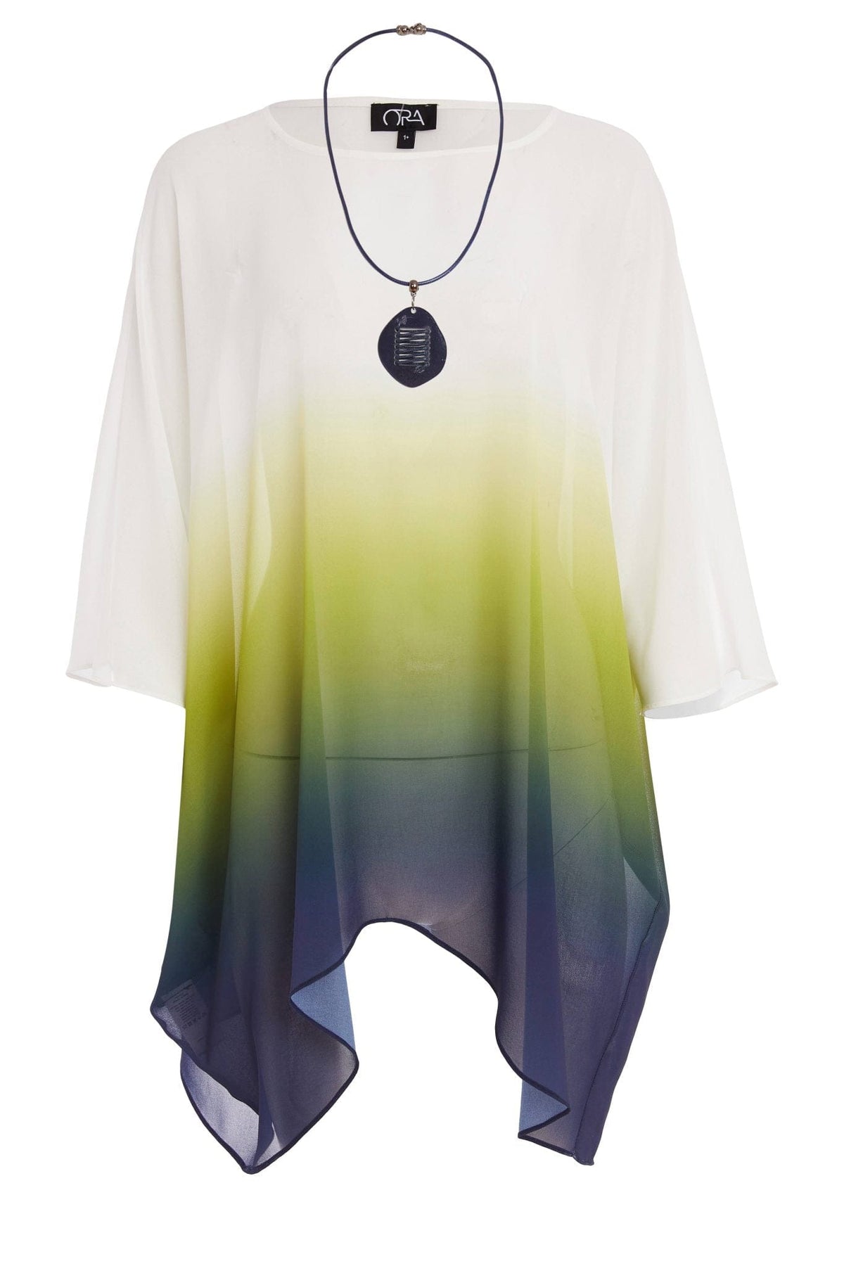 ORA Ombre Chiffon Top