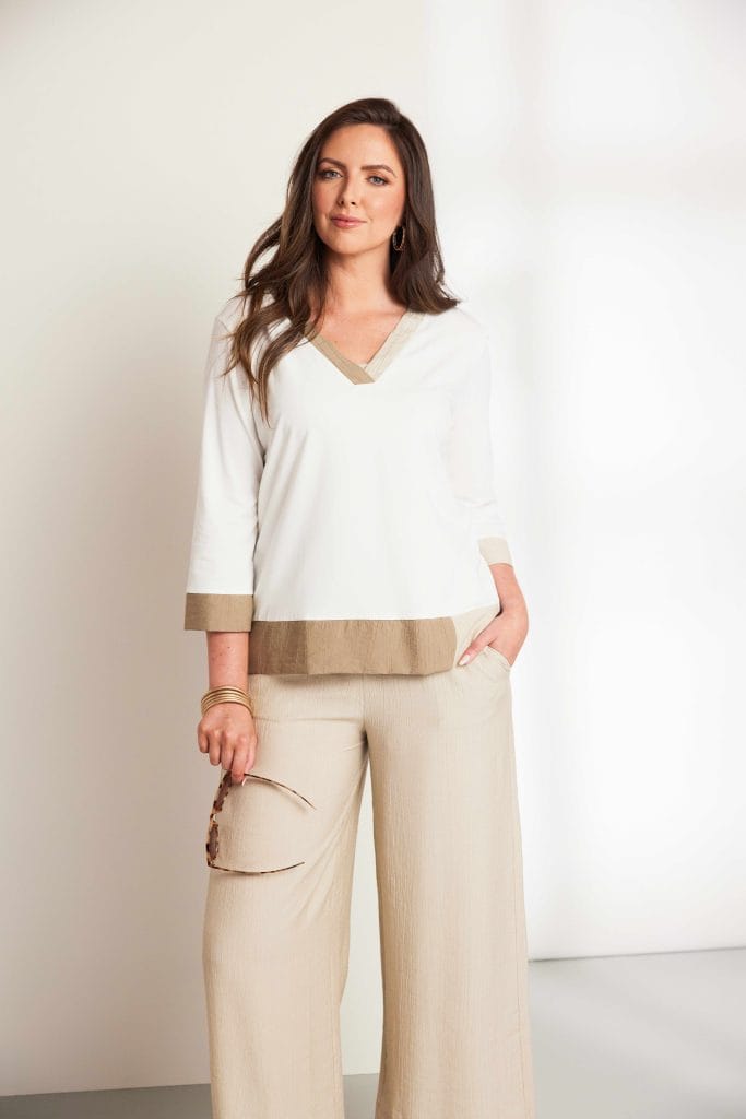 ORA Two Tone Top