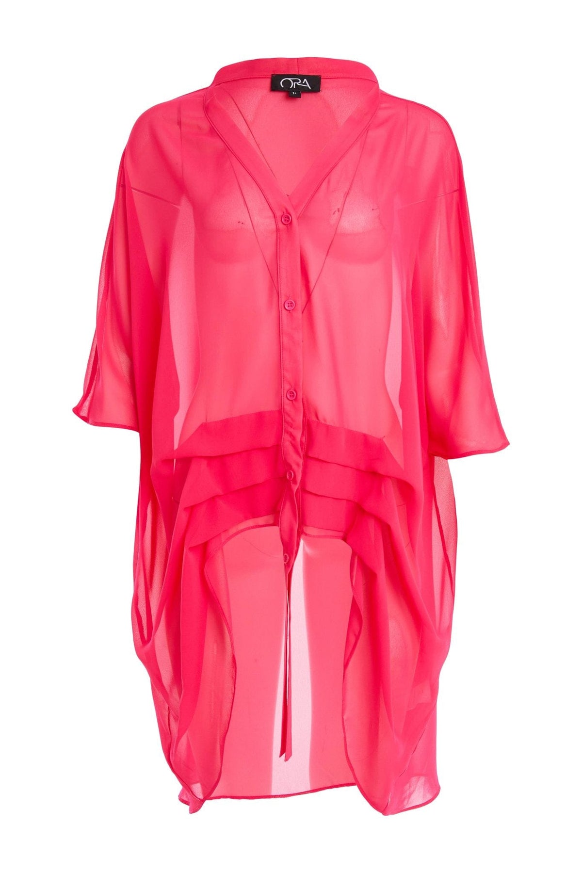 ORA Longline Ruched Shirt