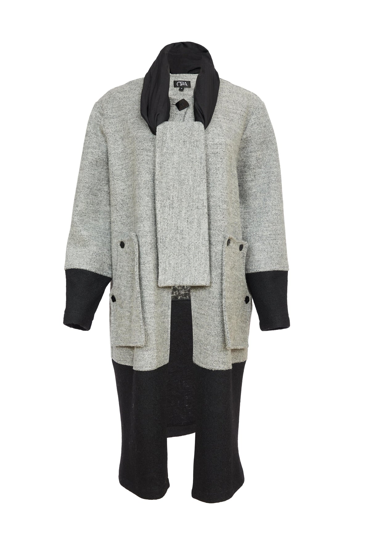 ORA Boiled Wool Coat