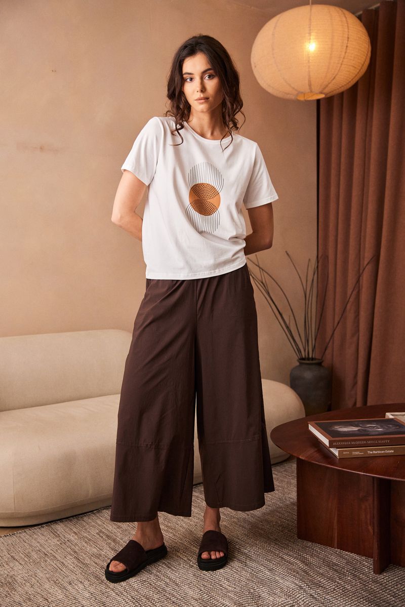 PERUZZI Circle Print Top