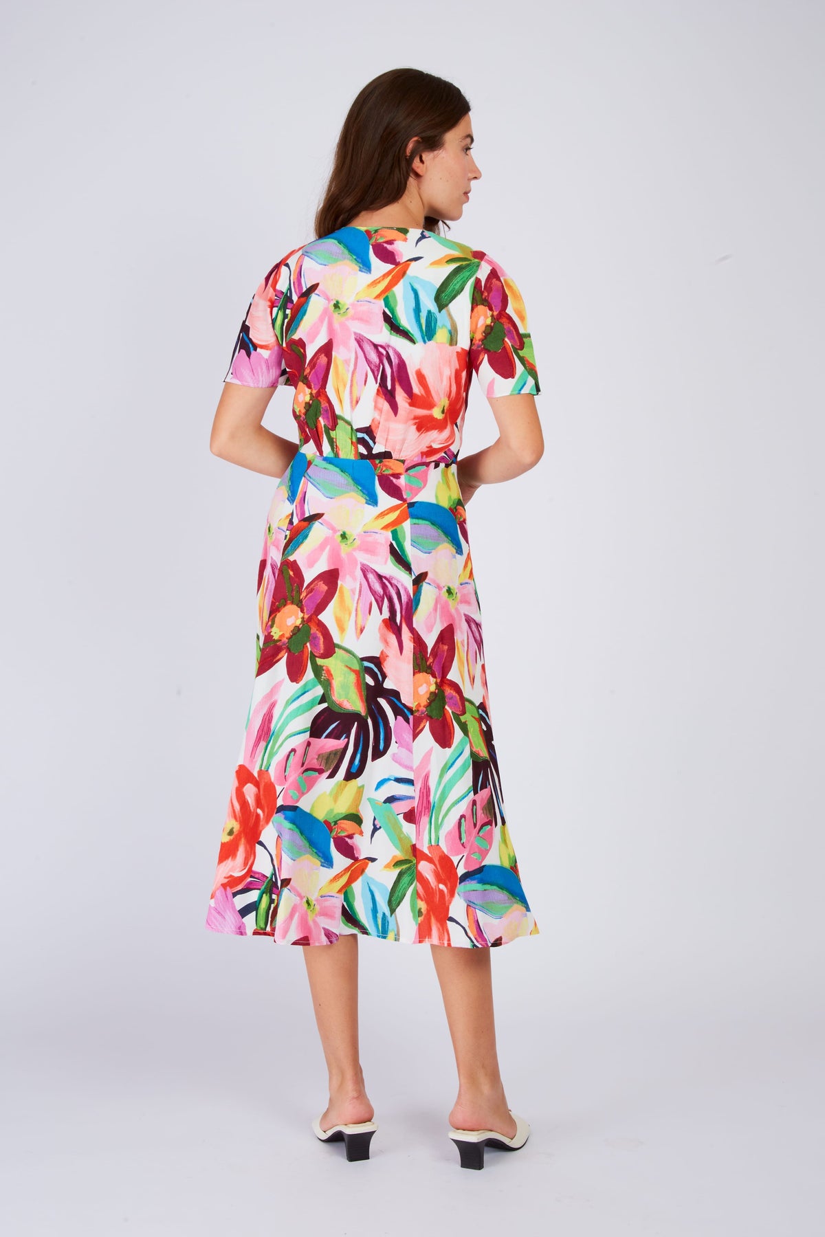 Derhy Big Flowers Dress