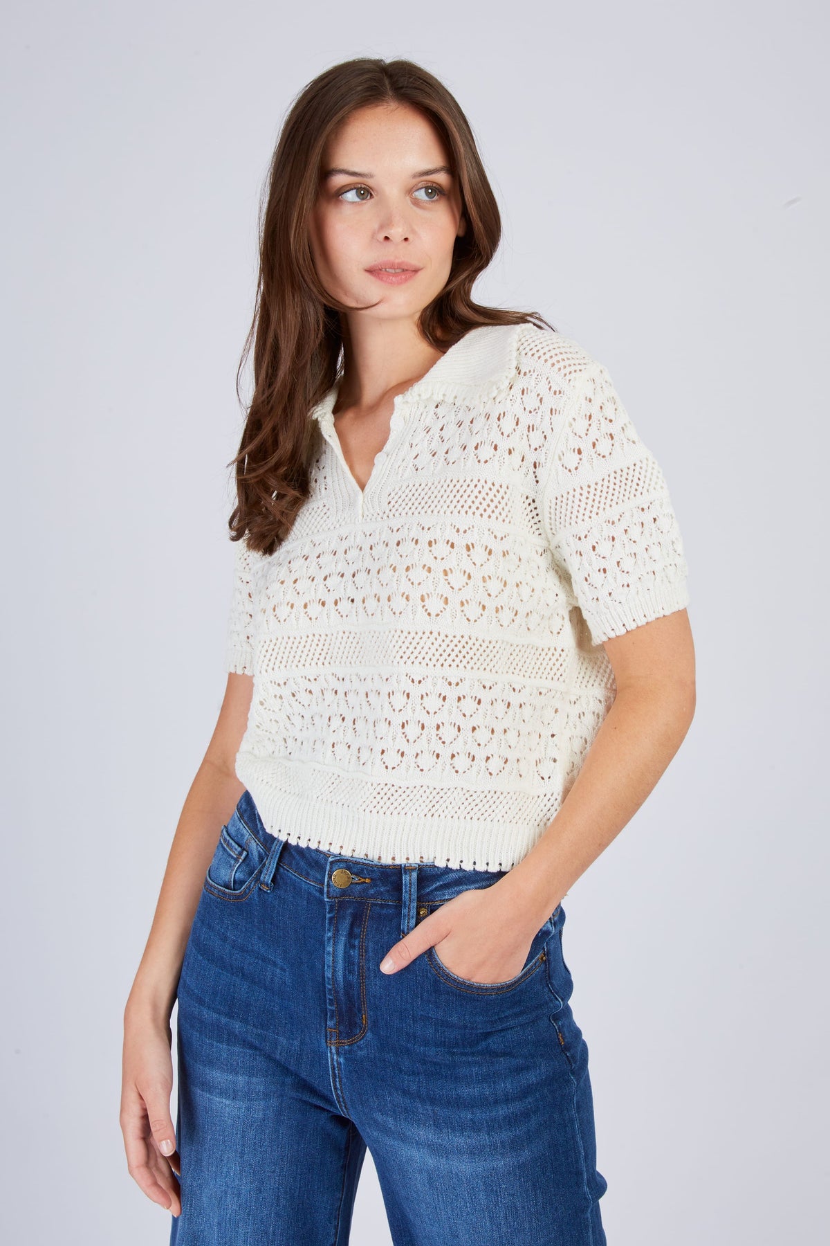 Derhy Collared Knit