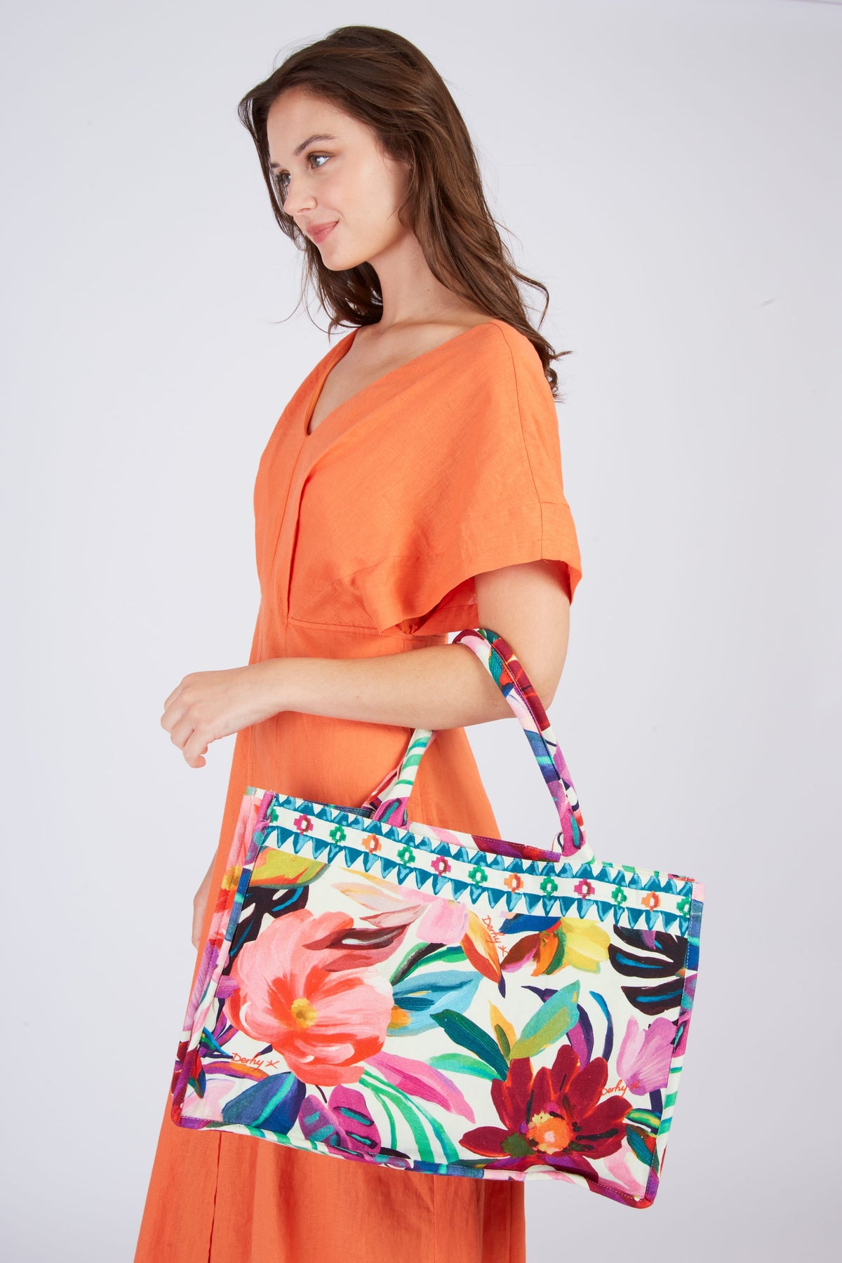 Derhy Big Flower Tote