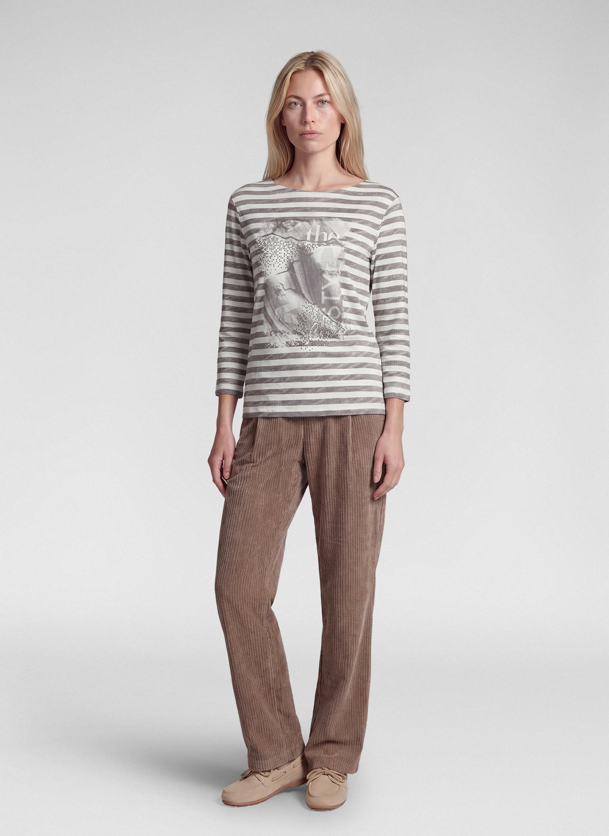 RABE Stripe Diamante Top