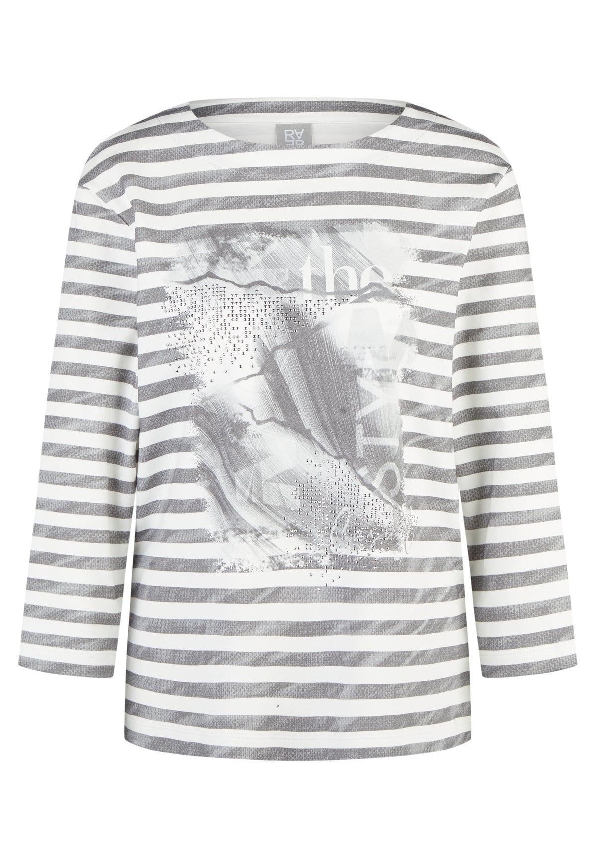 RABE Stripe Diamante Top