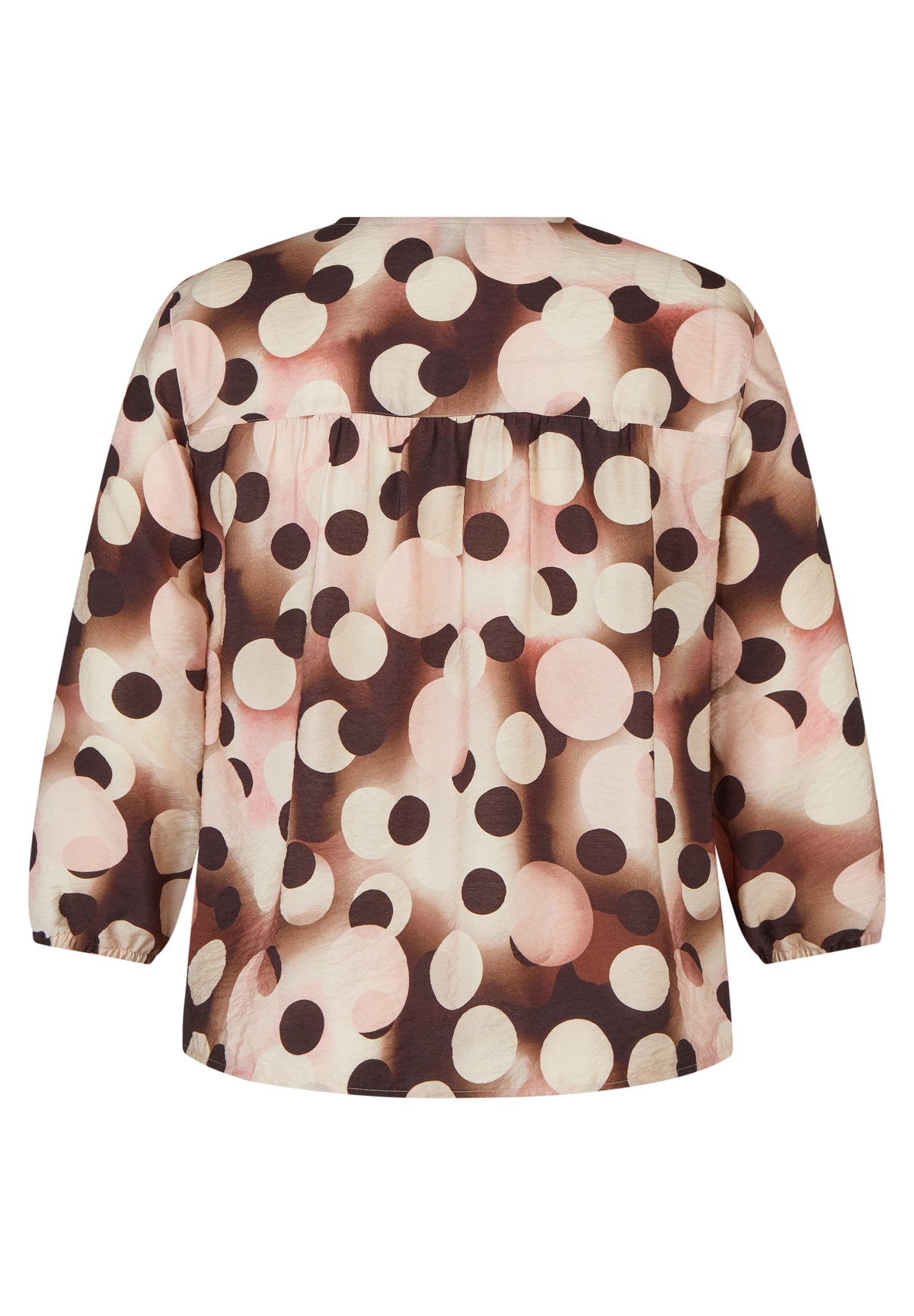 RABE Print V Neck Blouse