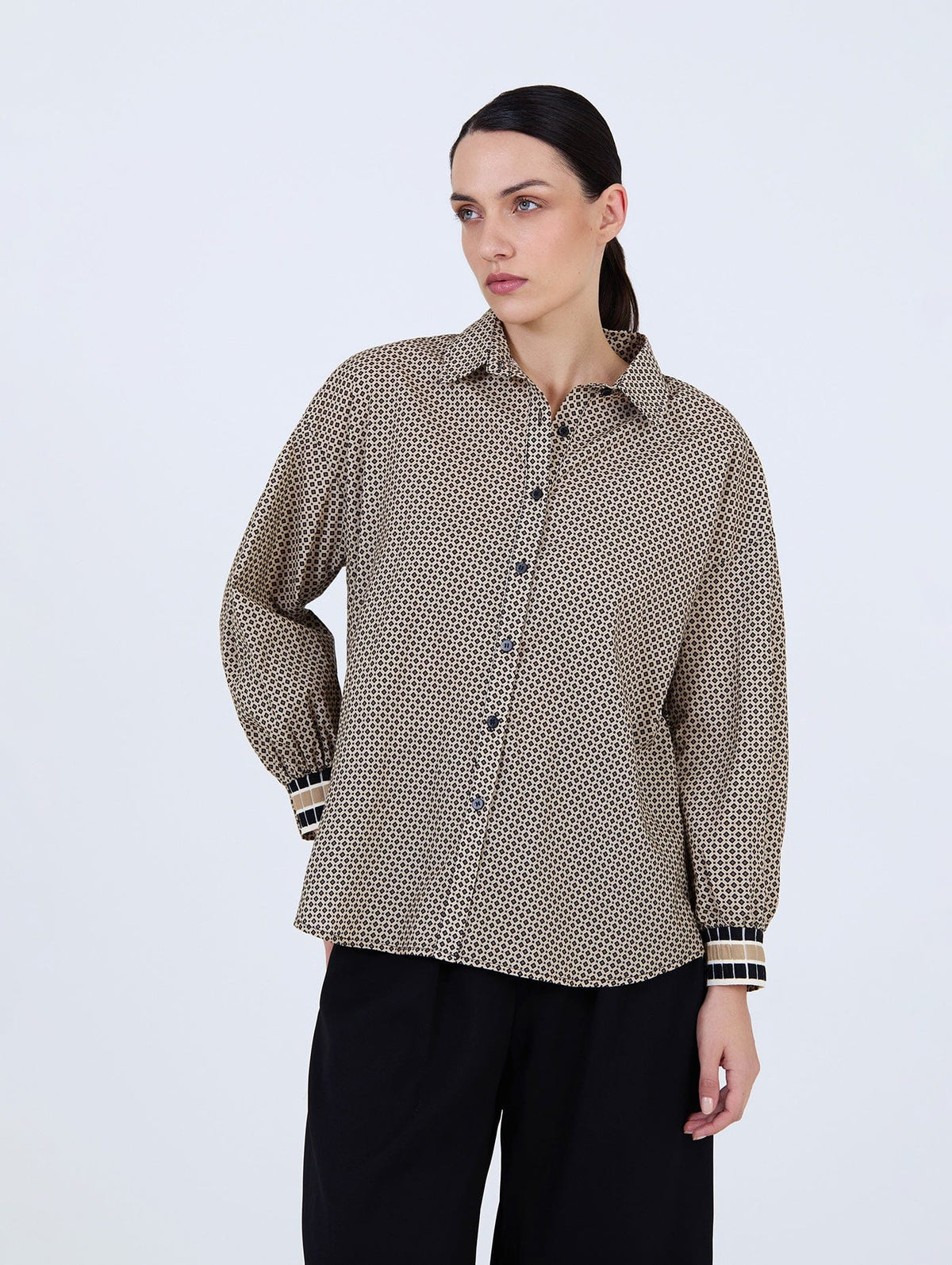 Skatie Geo Print Shirt