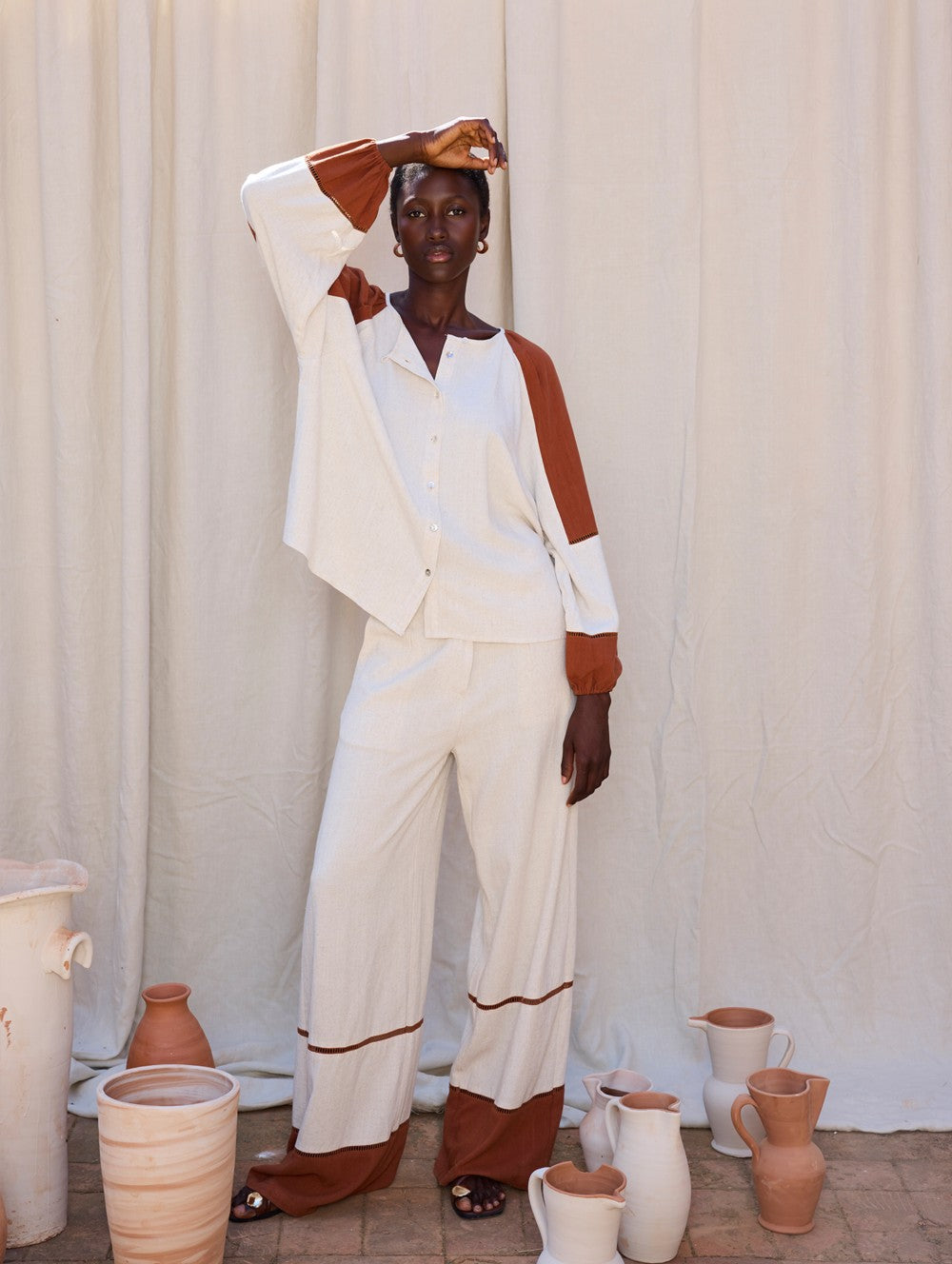 Skatie Contrast Trouser