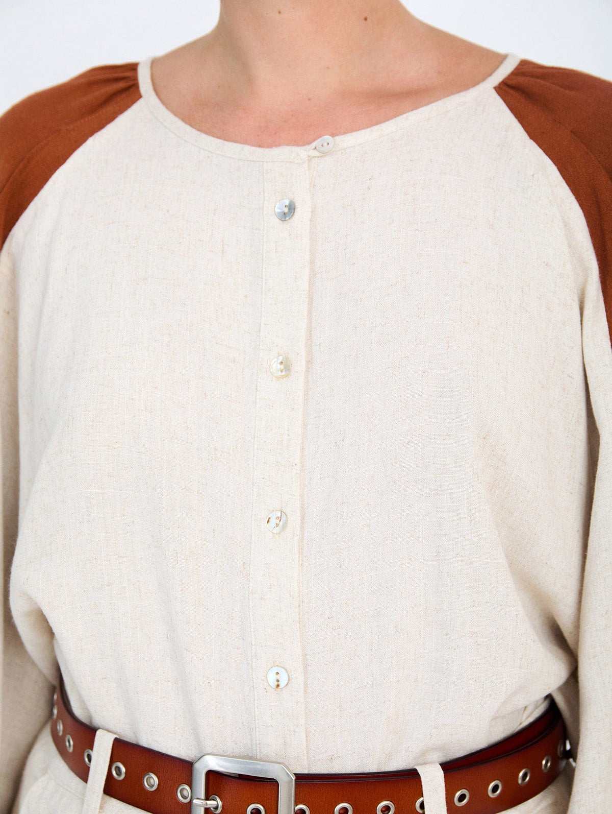 Skatie Contrast Blouse